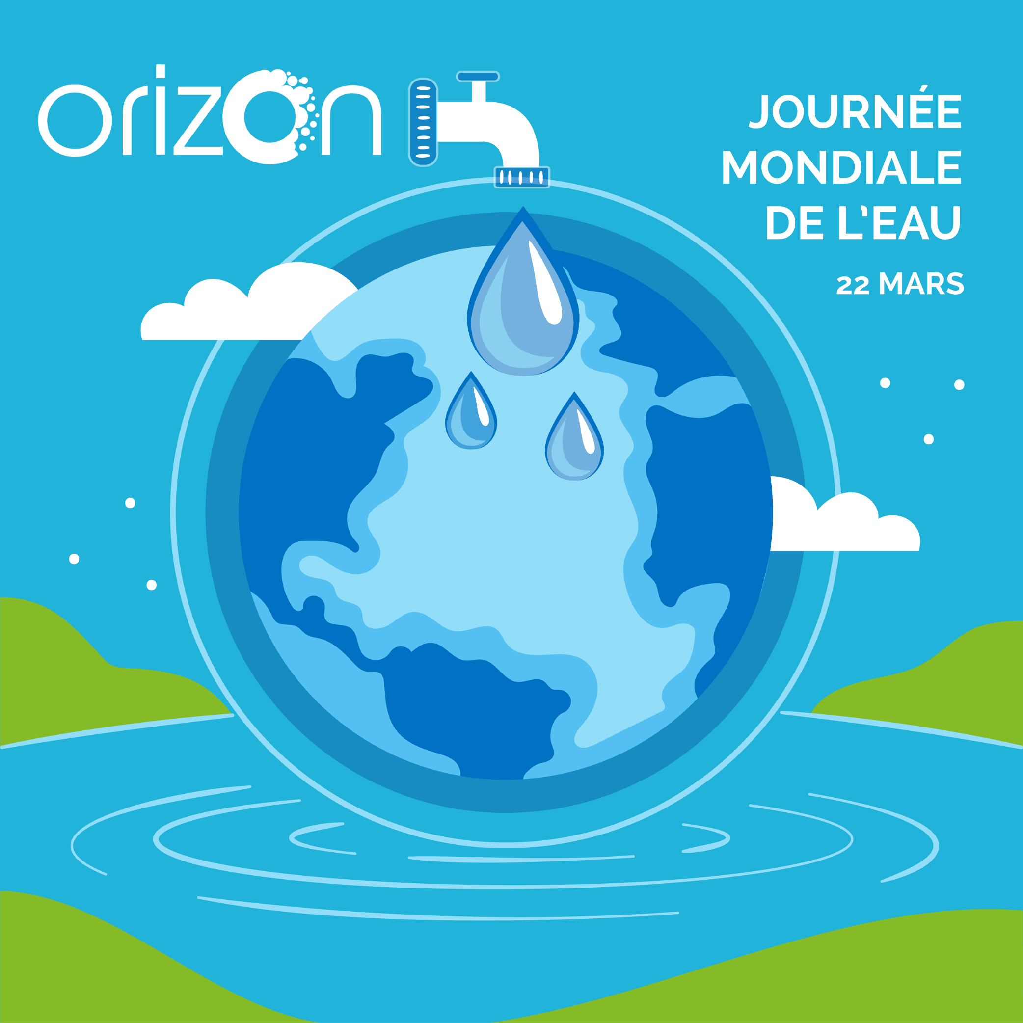 Orizon et partenaires - Journée mondiale de l'eau : le Groupe Orizon s’engage !